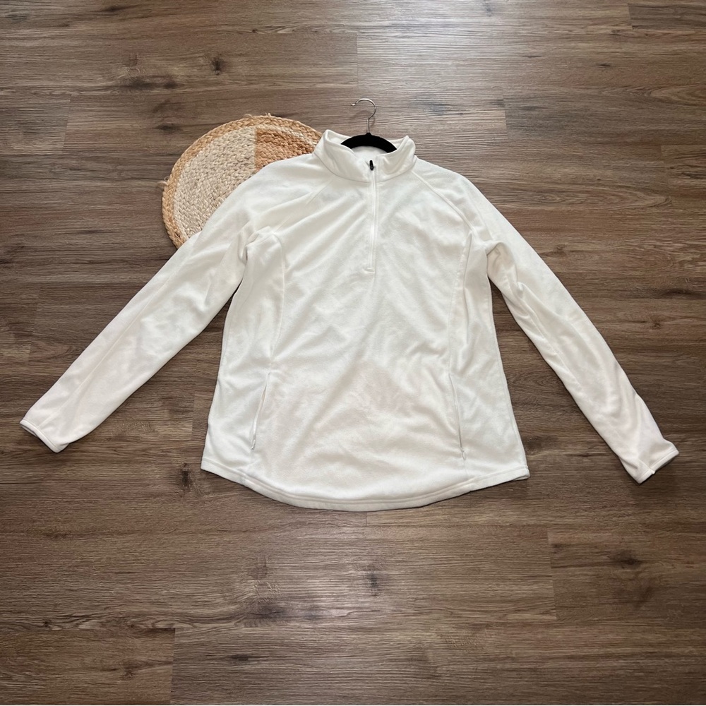 BCG Quarter Zip Fleece Womens Pullover